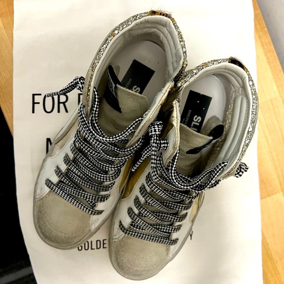 Golden Goose GGDB Slide high top sneakers size 36 - Picture 3 of 5